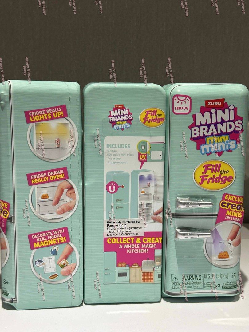 ZURU MINI BRANDS FILL THE FRIDGE (Category: Refrigerators and Freezers) located in Manila. Submitted by happyvintagefinds (Listing ID 1392702340, Image 2). Description: BRAND NEW! ( ACTUAL PHOTOS POSTED ) PICKUP LOCATION: NEW MANILA QUEZON CITY ₱2,500 ONLY! .