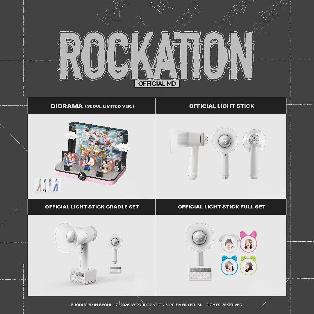 韓國代購🇰🇷[ 2025 QWER 1ST WORLD TOUR <ROCKATION> in SEOUL