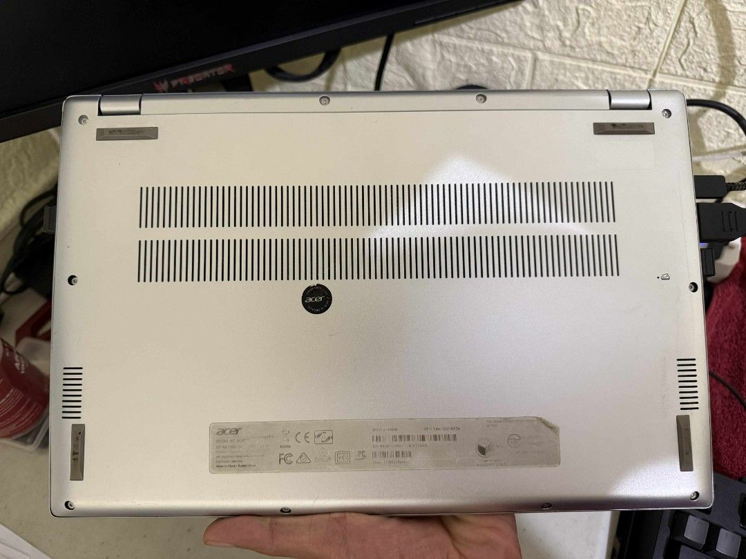 Acer Swift 3 (Category: Laptops & Notebooks) located in Goa. Submitted by zhivea (Listing ID 1392946257, Image 3). Description: Acer Swift 3 AMD Ryzen 5 5500U 500SSD AMD Radeon(TM) Graphics 16gb ram -Screen protector installed since day 1 -external keyboard and mouse used since day 1 so di laspag ang keyboard and mousepad -external speakers used since day 1 so clear pa built in speaker -not used heavily (not even gaming) pero pede pa rin to some 
