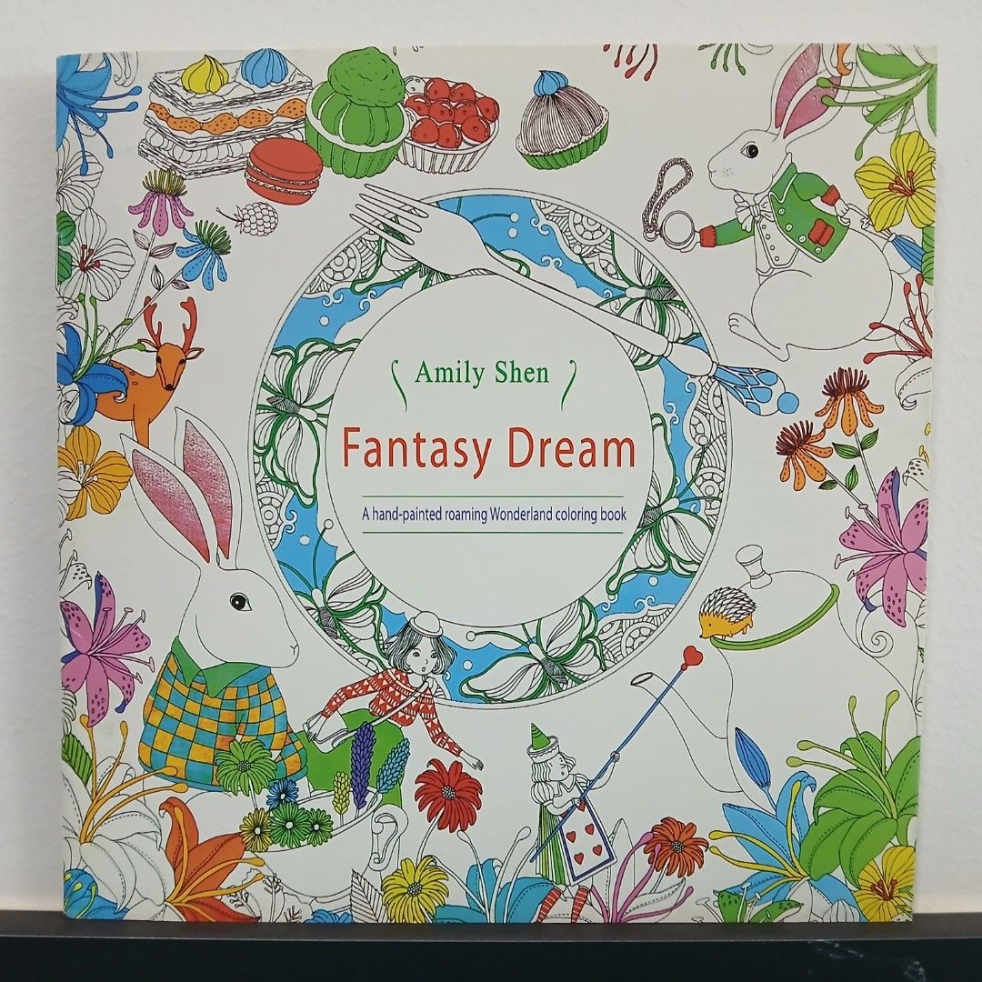 Amily Shen Fantasy Dream Coloring Book, Hobbies & Toys, Books ...
