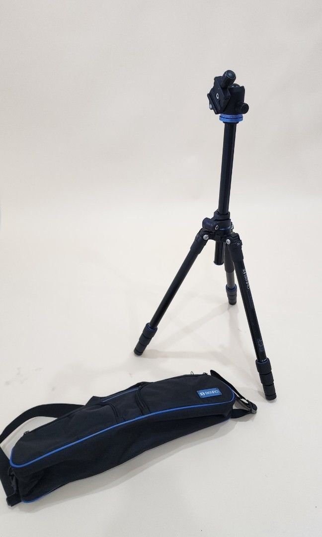Benro Tripod SystemGo Plus with IN1 Ball Head (Category: Tripods & Monopods) located in Pasig City. Submitted by perkinpumkin (Listing ID 1392974753, Image 1). Description: Purchased from JG Store 2019 Pick up in Pasig No flaws, only cosmetic signs of usage RFS: Upgrade.