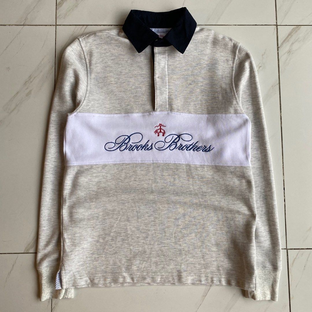 Brooks Brothers Logo Polo L/S (Category: Activewear) located in Quezon City. Submitted by workwearboy (Listing ID 1393045650, Image 1). Description: Size: Xs Condition: 10/10 Dimension Width: 19.5 Length: 27.5 Sleeve length: 26.5 Shoulder: 16.5.