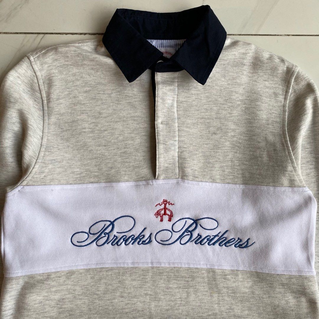 Brooks Brothers Logo Polo L/S (Category: Activewear) located in Quezon City. Submitted by workwearboy (Listing ID 1393045650, Image 2). Description: Size: Xs Condition: 10/10 Dimension Width: 19.5 Length: 27.5 Sleeve length: 26.5 Shoulder: 16.5.