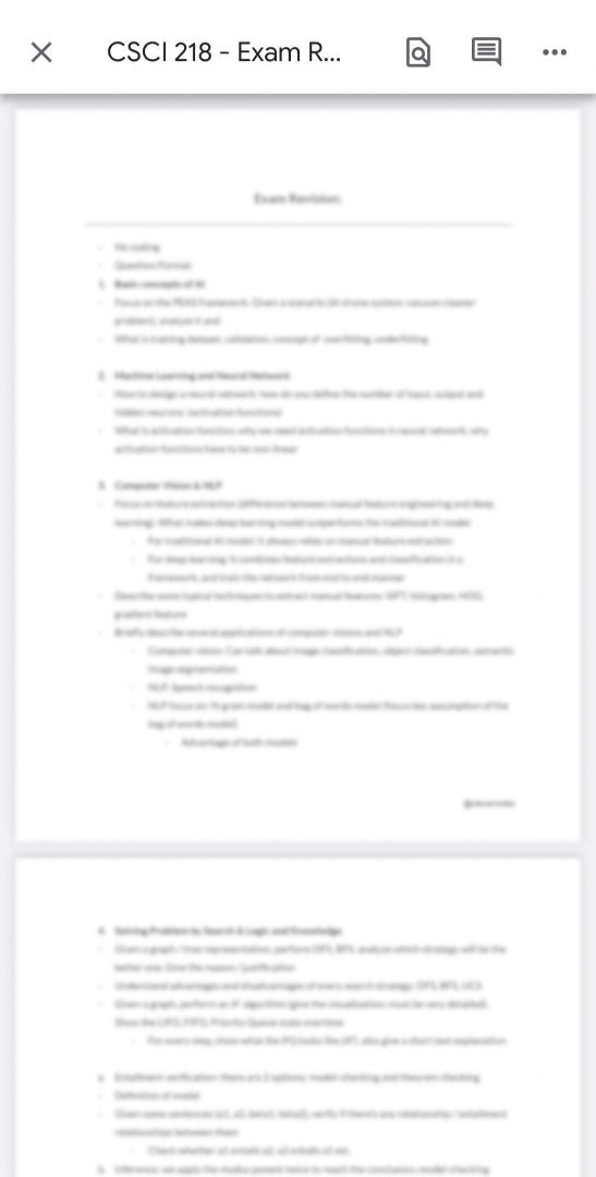 CSCI 218: SIM-UOW Computer Science HD Notes – Lecture, Tutorial, Exam ...