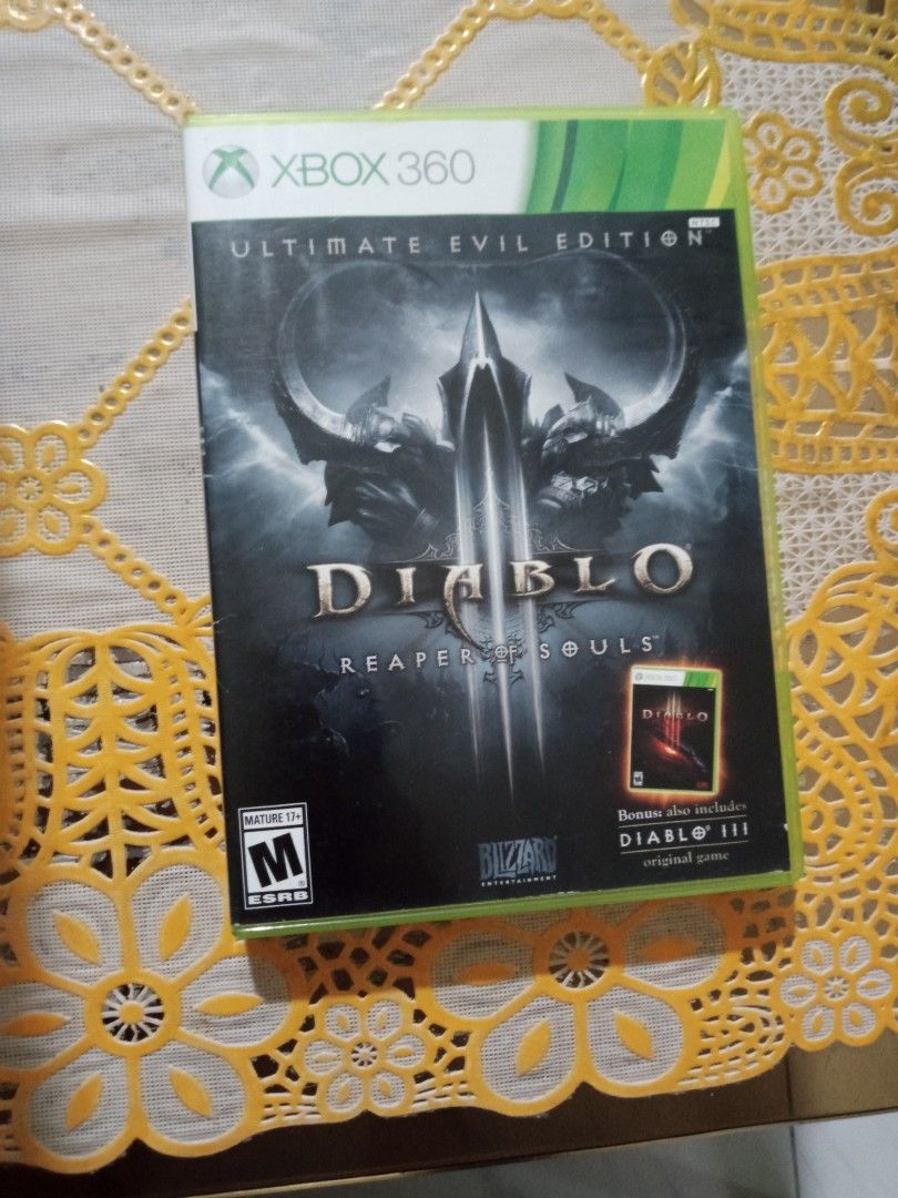 diablo 3 xbox 360 pal (Category: Xbox) located in Manila. Submitted by cruzivanpatrick (Listing ID 1392876379, Image 1). Description: xbox 360 game pal diablo 3 game disc only disc 1 tested working see picture pm meet up lrt 1 abad santos station deliver kayo mag book shipping payment first jrs lbc only thanks.