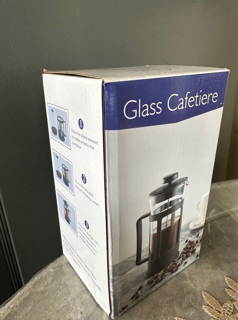 Glass Cafetière 300mL (Coffee or Tea Maker) (Category: Coffee Machines & Makers) located in Manila. Submitted by AAA09876 (Listing ID 1392928997, Image 3). Description: .