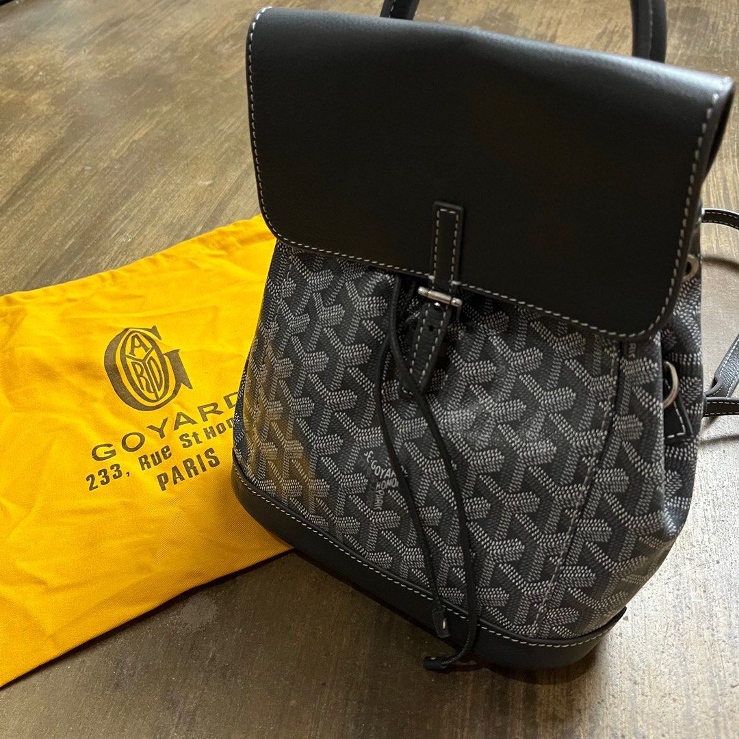 Goyard Alpin grey mini (Category: Luxury Bags & Wallets) located in Dagupan City. Submitted by loves2thrifth (Listing ID 1393011580, Image 2). Description: Goyard Alpin Gray Mini Excellent condition No issue sariwa Posted all details.