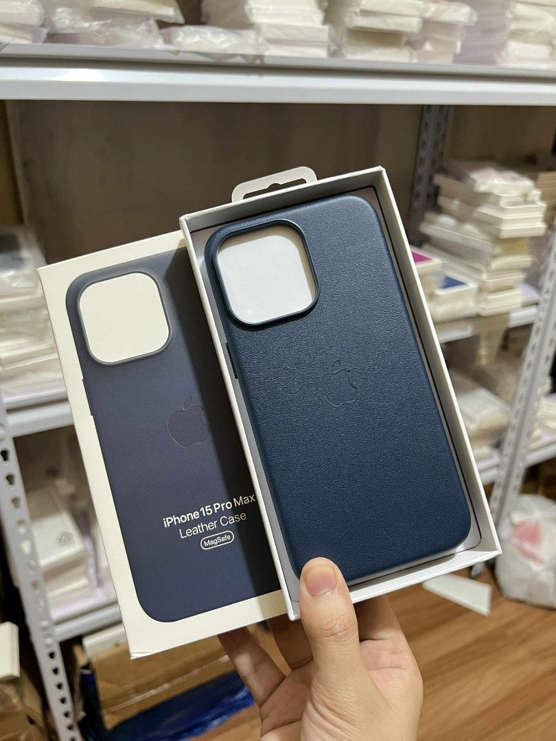 iPhone 15 Pro Max Leather Case (Category: Cases & Sleeves) located in Manila. Submitted by zionmerced (Listing ID 1392894872, Image 3). Description: Available on hand.