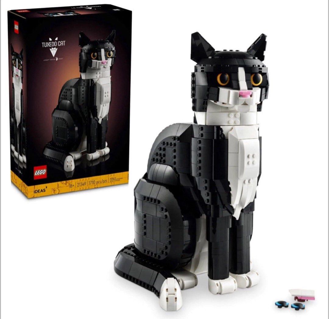Lego Ideas 21349 Tuxedo Cat, Hobbies & Toys, Toys & Games on Carousell
