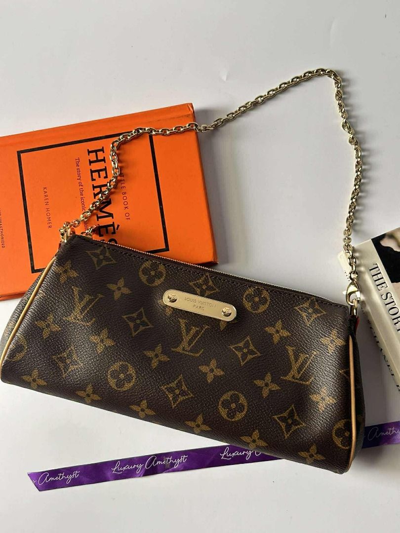 Louis Vuitton evaclutch mono micro BN (Category: Luxury Bags & Wallets) located in Quezon City. Submitted by luxuryamethystph (Listing ID 1392911277, Image 1). Description: lv evaclutch mono micro with dustbag BN.