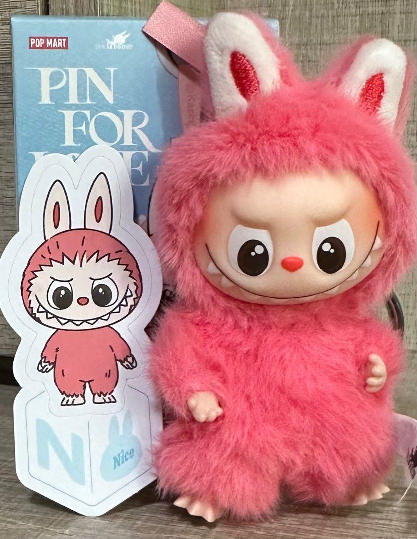 Mini Labubu Pin For Love Series (N - Z), Hobbies & Toys