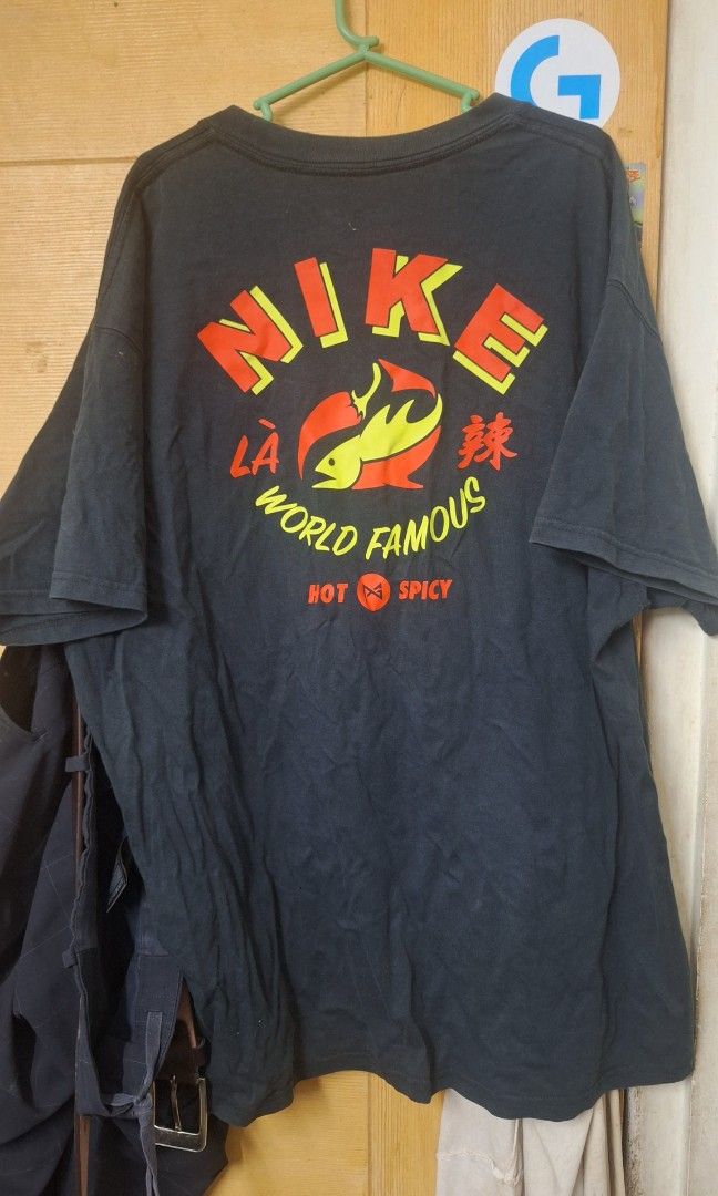 NIKE Hot Spicy shirt (Category: Tshirts & Polo Shirts ) located in Caloocan City. Submitted by warchild34 (Listing ID 1392956332, Image 3). Description: NIKE HOT SPICY SHIRT USED TWICE FOR SHOOT.