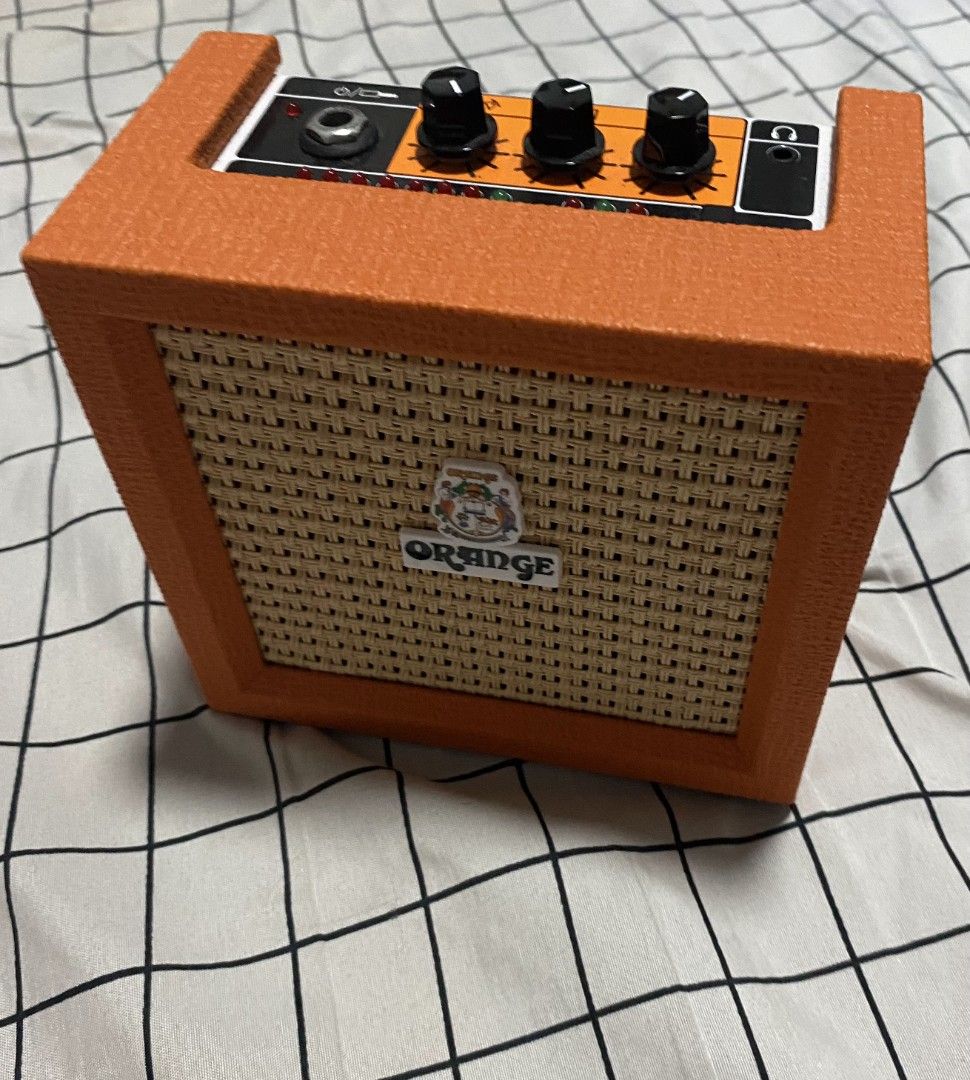 Orange Crush Mini Amplifier (Category: Soundbars, Speakers & Amplifiers) located in Makati City. Submitted by aarontimothee (Listing ID 1393015737, Image 1). Description: RFS: Don’t use that often Only used for 3 months Original price: 3,799 Meetup: Uptown Mall, Market Maket, Guadalupe MRT Station.