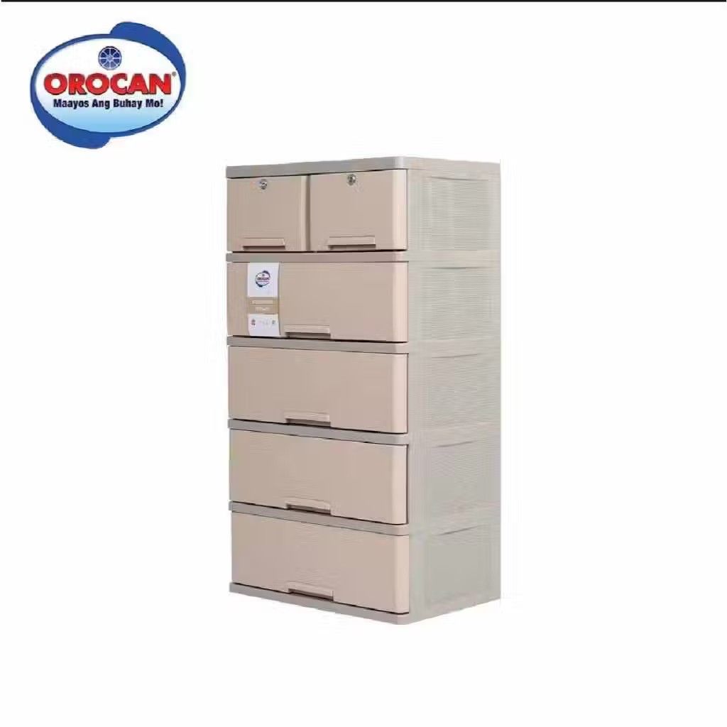 Orocan Essential 5 Layer Drawer (Category: Shelves, Cabinets & Racks) located in Manila. Submitted by xcel.prime (Listing ID 1392962150, Image 2). Description: Orocan Essential 5 Layer Drawer 5 Layer - 1,790.00 6 Layer - 1,960.00 40cm(L) x 60cm(W) x 111cm(H) (5 Layer) 40cm(L) x 60cm(W) x 132cm(H) (6 Layer) Available Color: White Beige Pink Payment: Online Banking, Gcash, Cod Delivery: Speedy, Lalamove, Grab (shipping fee not included) Manila area