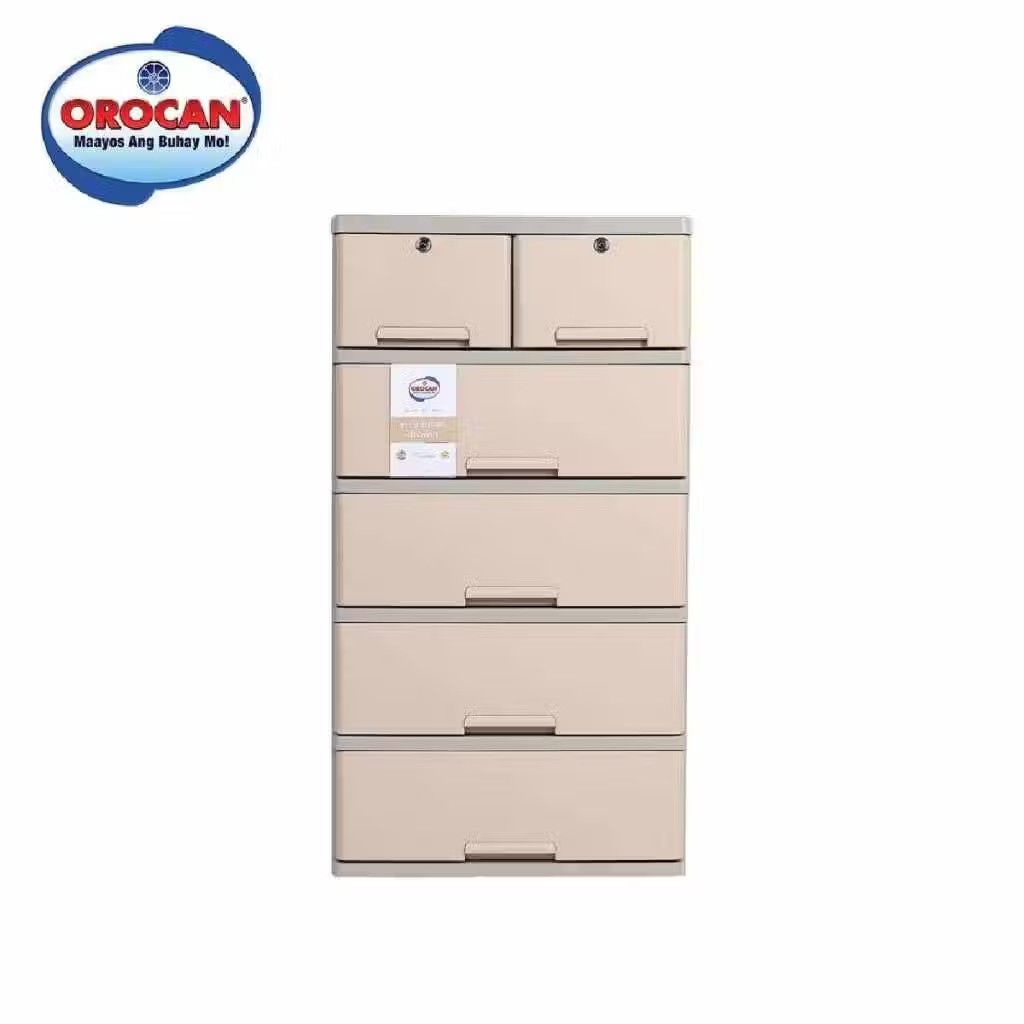 Orocan Essential 5 Layer Drawer (Category: Shelves, Cabinets & Racks) located in Manila. Submitted by xcel.prime (Listing ID 1392962150, Image 1). Description: Orocan Essential 5 Layer Drawer 5 Layer - 1,790.00 6 Layer - 1,960.00 40cm(L) x 60cm(W) x 111cm(H) (5 Layer) 40cm(L) x 60cm(W) x 132cm(H) (6 Layer) Available Color: White Beige Pink Payment: Online Banking, Gcash, Cod Delivery: Speedy, Lalamove, Grab (shipping fee not included) Manila area