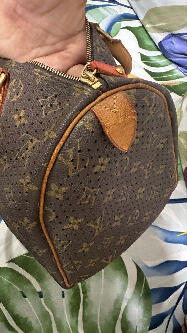 PRELOVED. LV PERFORATED LIMITED| 30cm (Category: Luxury Bags & Wallets) located in Manila. Submitted by preloved.brand2023 (Listing ID 1283019636, Image 3). Description: Preloved from korea. Bot guaranteed. No code. In good condition.