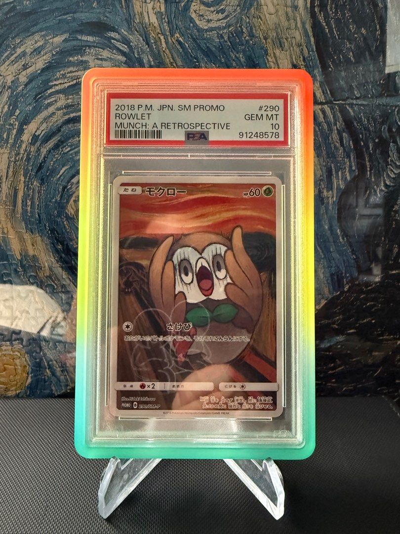 Munch Rowlet WTT/WTS PSA 10 Pokemon Card - 2018 Munch Rowlet, Hobbies & Toys, Toys ...