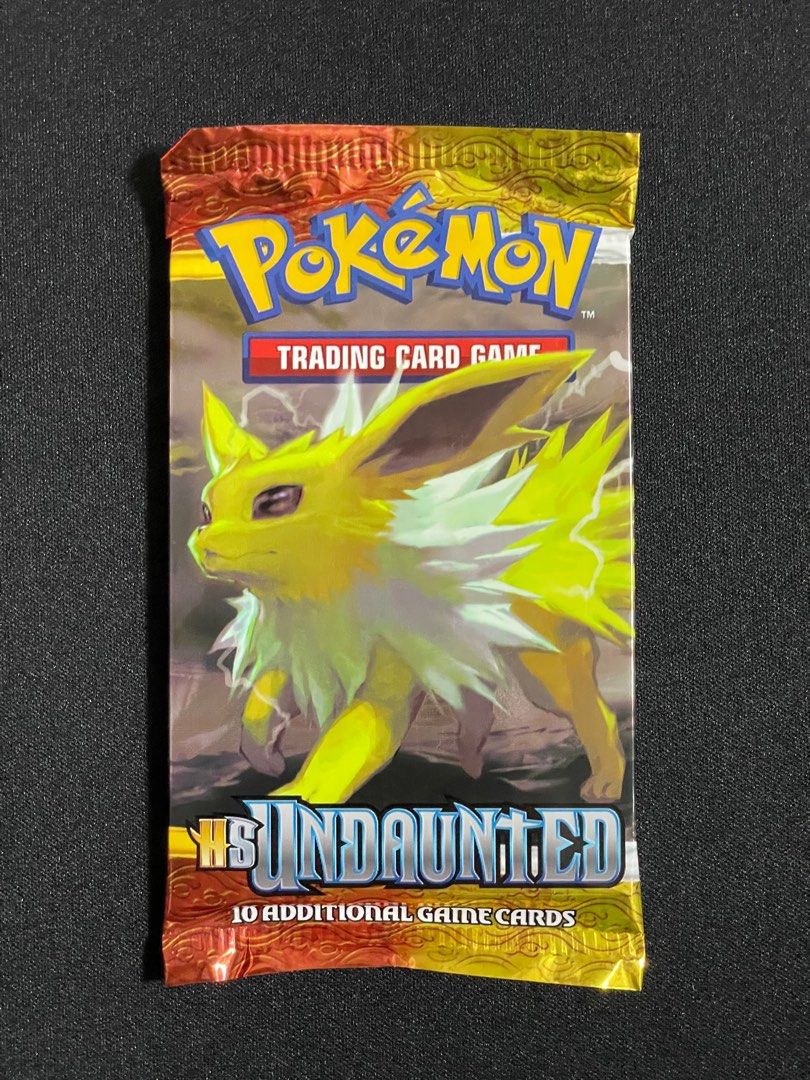 RARE] Pokemon HS Undaunted Booster Pack, Hobbies & Toys, Toys & Games on  Carousell