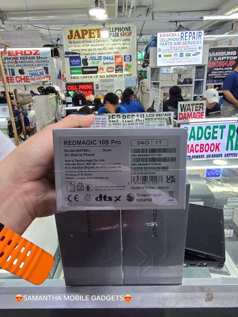 Redmagic 10S Pro 24gb 1TB Openline Global Variant (Category: Android Others) located in Manila. Submitted by lenweltong05295 (Listing ID 1392948887, Image 2). Description: Redmagic 10S Pro 24gb 1TB Openline Global Variant Brandnew Sealed with Warranty Onhand Stock.