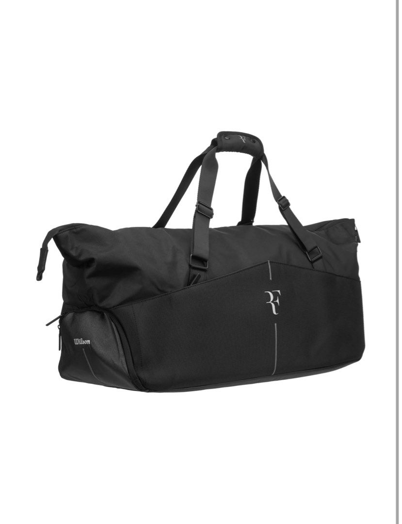 Roger Federer Wilson RF Black Duffle Bag rackets, 運動產品, 運動