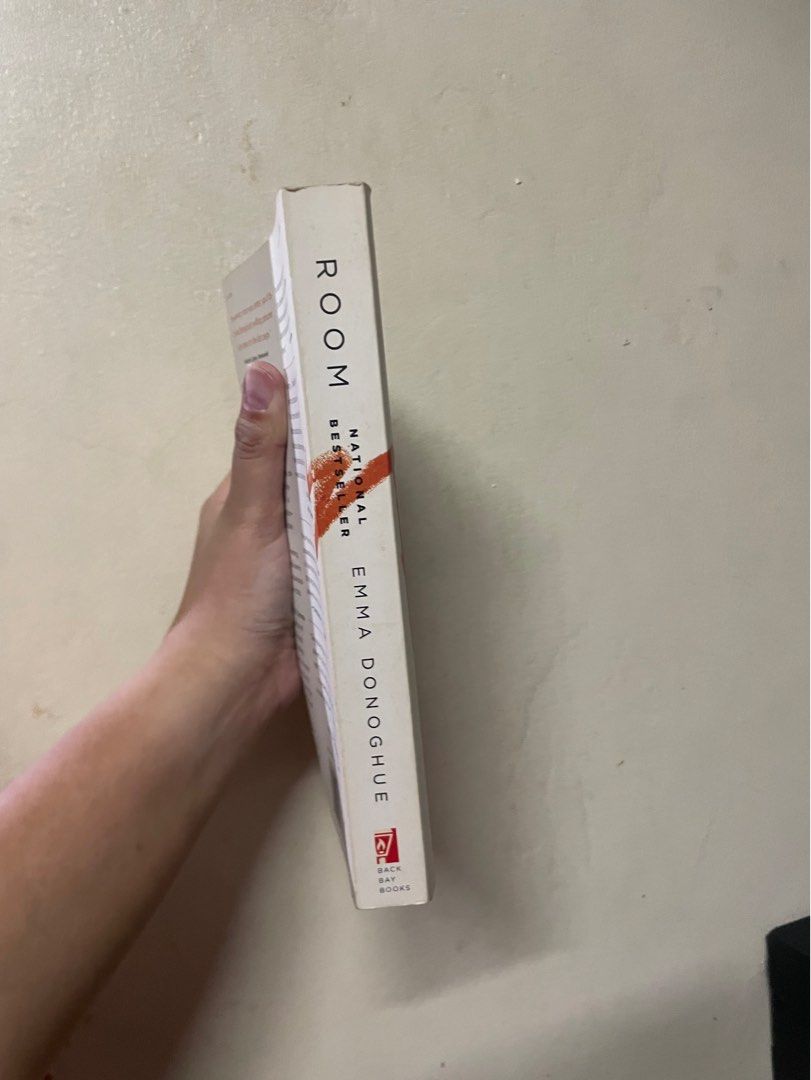 Room by Emma Donoghue (Category: Storybooks) located in Cebu City. Submitted by juulibee (Listing ID 1393031236, Image 2). Description: No plastic cover. With foxing but only on top edge. Pages not tanned. Original book bought from Fully Booked with price tag. Shipping only. .
