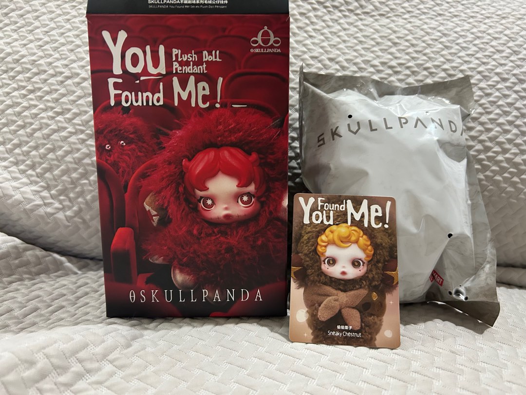 ぬいぐるみ you found me Moldy & Sneaky Chestnut Skullpanda You Found Me Series Plush Doll Pendant Sneaky