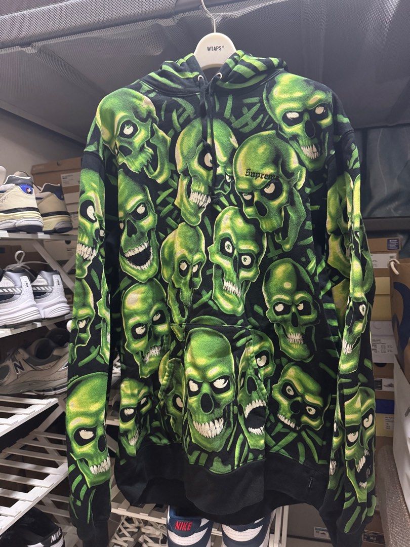 Supreme Skull Pile Hooded Sweatshirt, 男裝, 上身及套裝, 衛衣