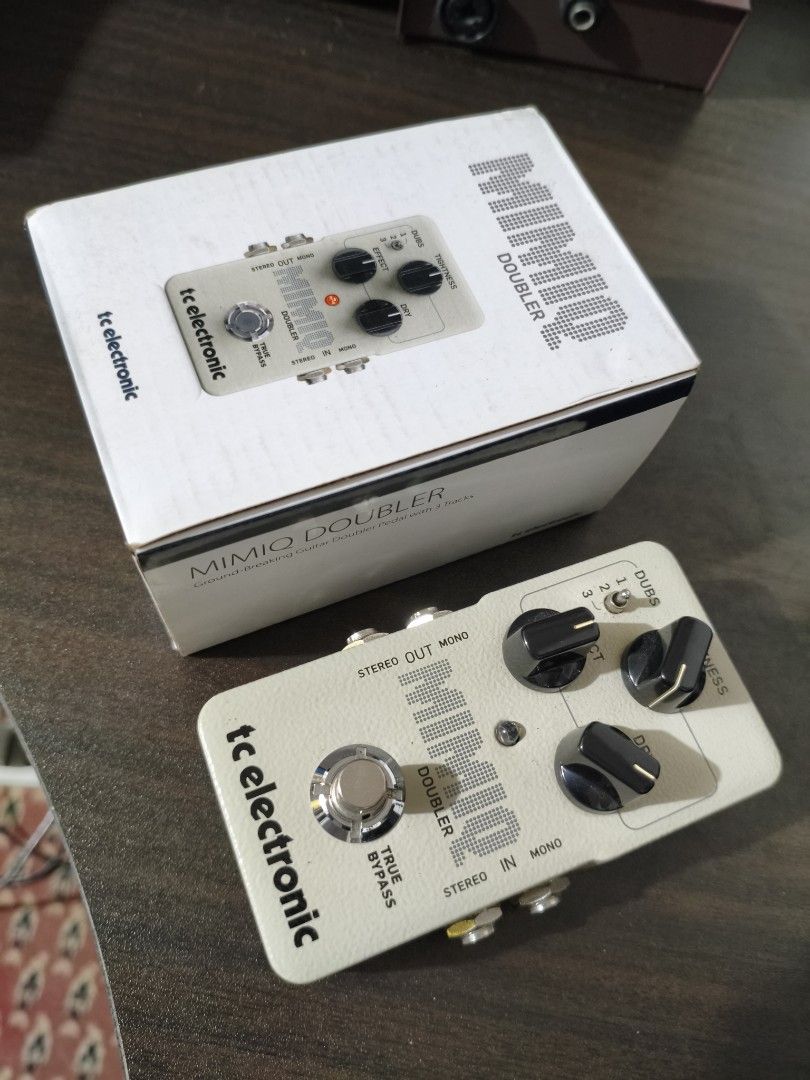 TC Electronic Mimiq Doubler Pedal (Category: Music Accessories) located in Rizal. Submitted by johnics1123 (Listing ID 1393026054, Image 1). Description: Seldom used almost NEW! Velcro underneath WITH BOX only Pickup or meetup Sm taytay Only.