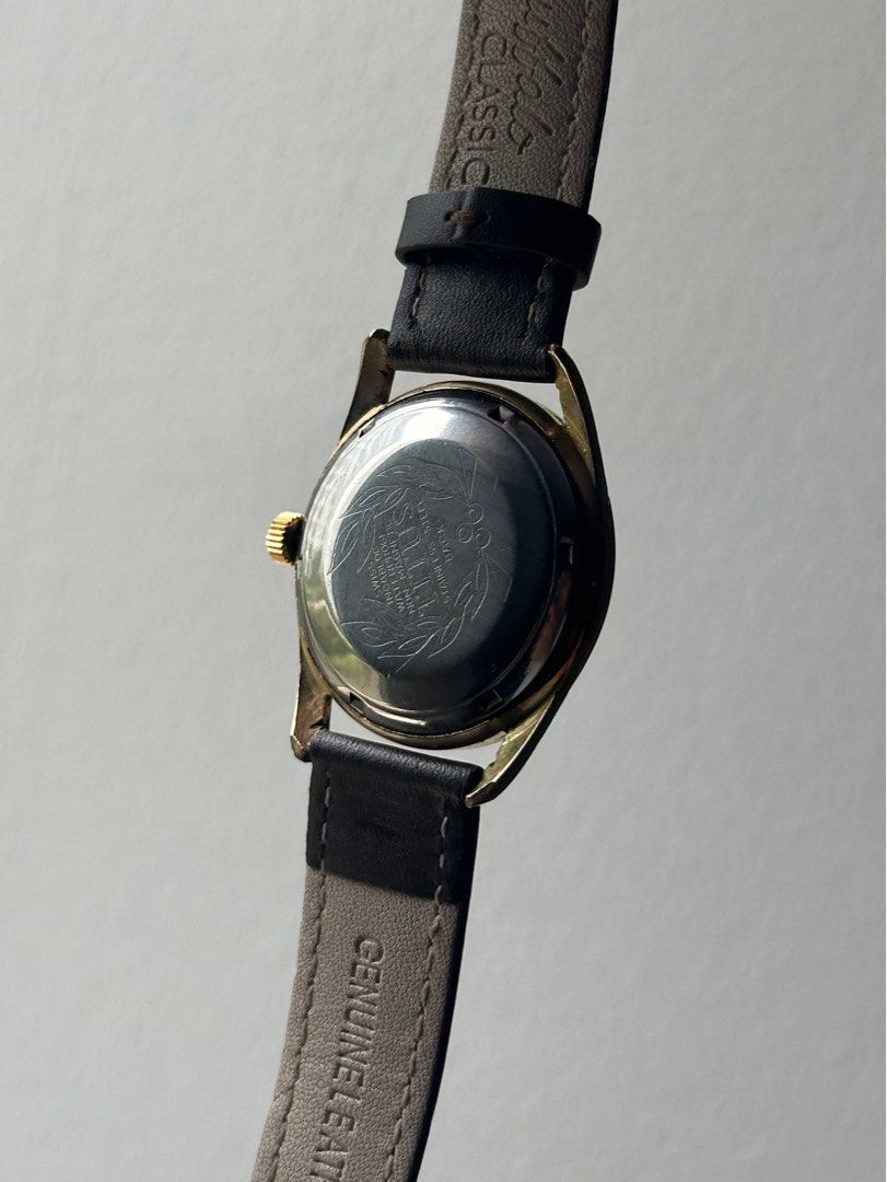 Vintage Titus ‘Pie Pan’ (Category: Men's Watches) located in Manila. Submitted by watchnetworkph (Listing ID 1393059031, Image 2). Description: Rare ❕ Vintage Titus ‘Pie Pan’ — An #Omega Constellation Homage P8,990.