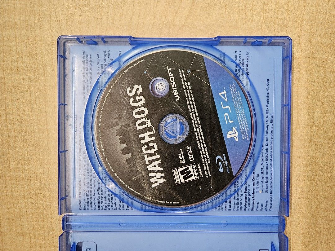 Watch Dogs PS4 (Category: PlayStation) located in Las Pinas. Submitted by typericey (Listing ID 1392886881, Image 2). Description: - no scratches on disc - open to swap PS4, PS5, Switch games - pick up in Las Pinas City or delivery only.