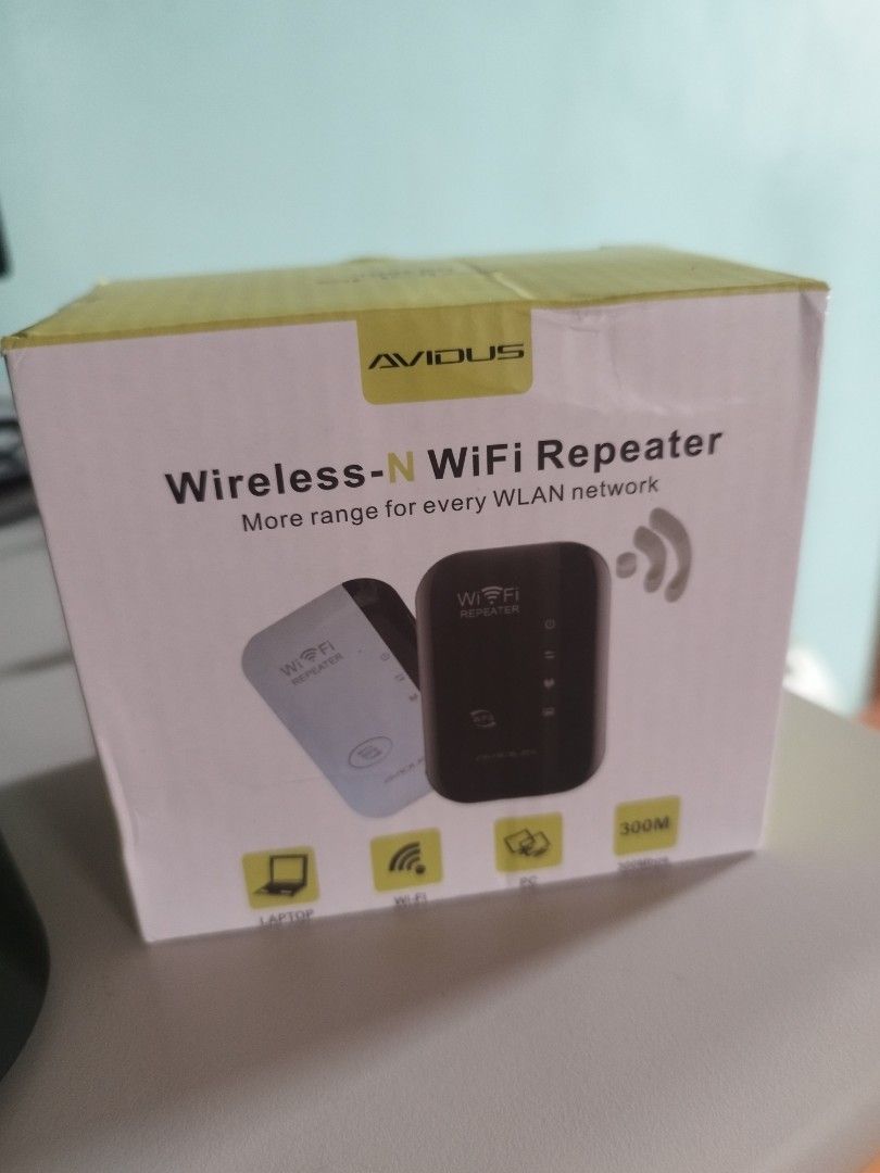 Wireless WiFi Repeater (Category: Office & Business Technology) located in Pasig City. Submitted by pauljohan (Listing ID 1392939248, Image 1). Description: - Use as a WiFi extender to reach mobile devices wirelessly. - Easy to setup - Includes box and manual - Extended WiFi password is limited only to support alphanumeric characters (special characters and symbols won't work).
