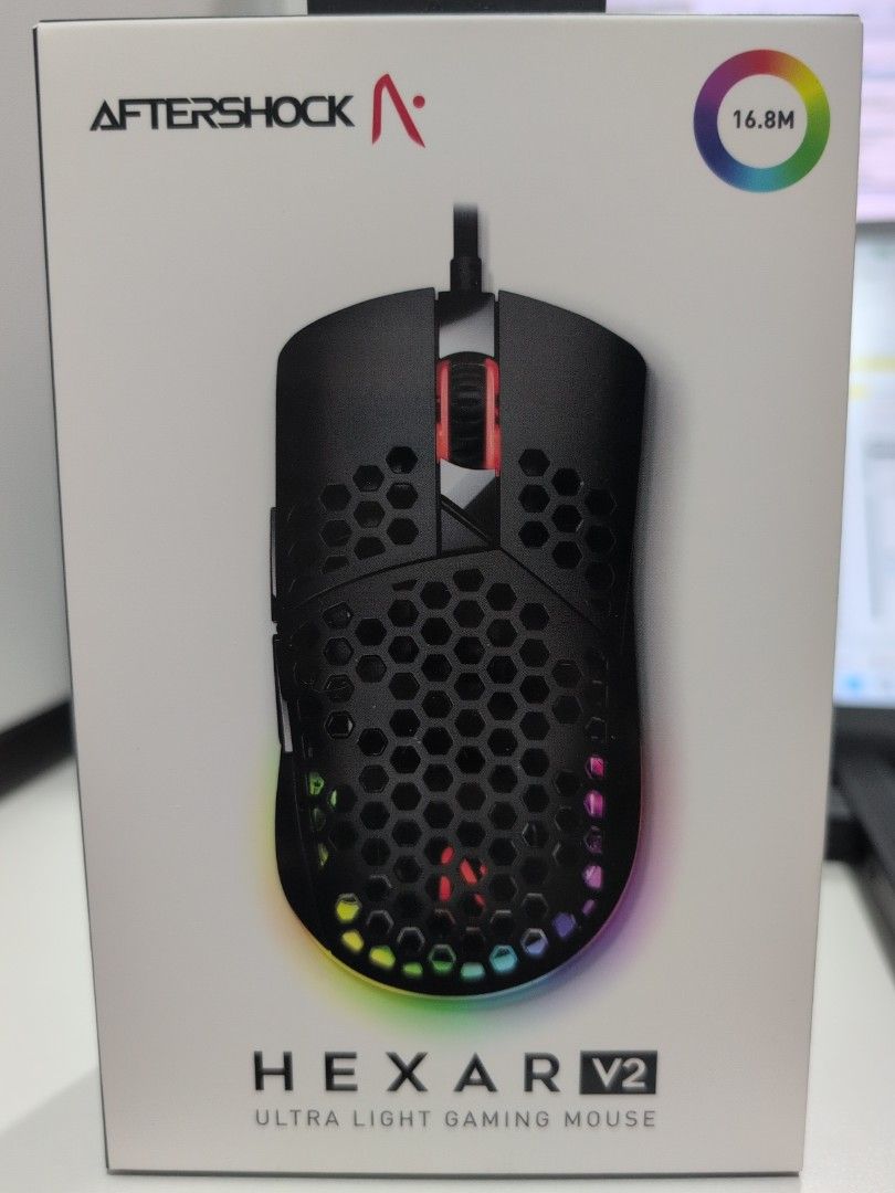 Aftershock Hexar V2 Ultra Light Gaming Mouse