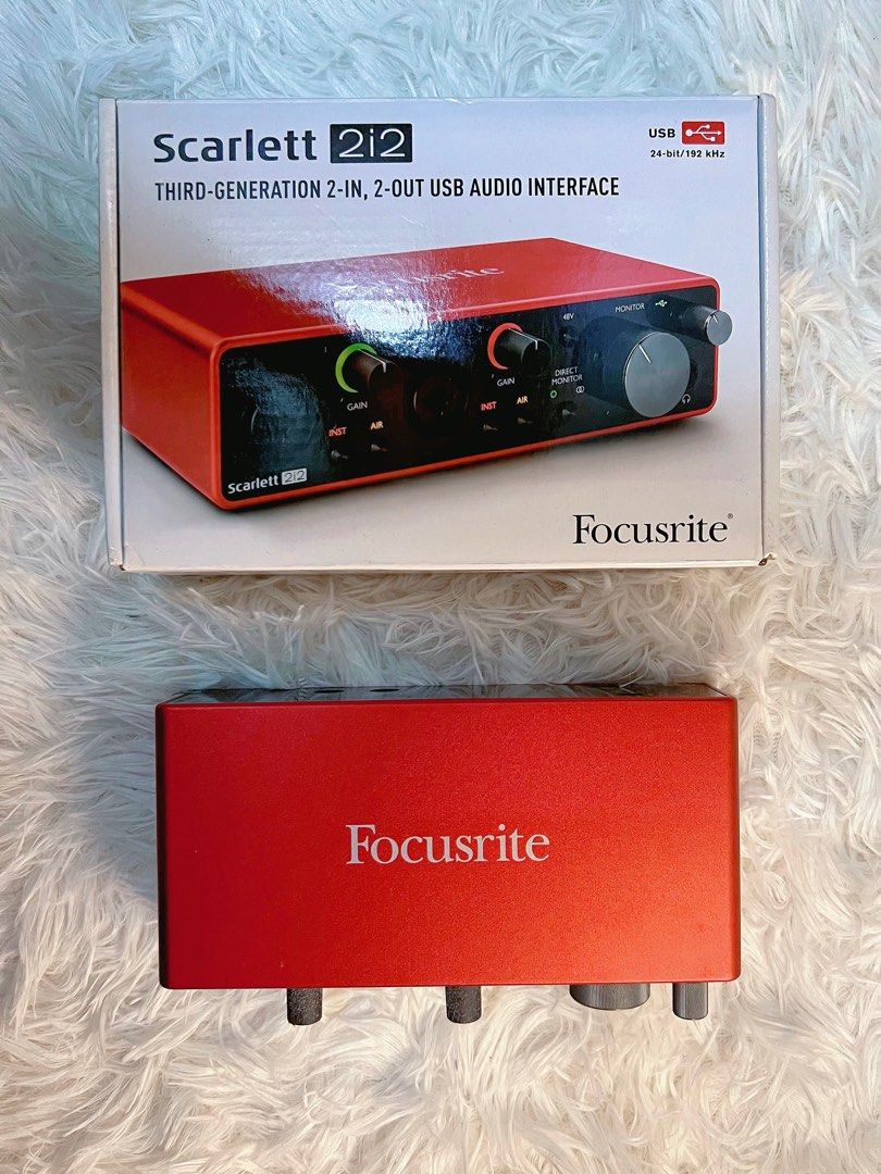 Audio Interface (Category: Voice Recorders) located in Kuala Lumpur. Submitted by zaimazmans (Listing ID 1393231660, Image 1). Description: Third gen 2-in, 2 out usb audio interface.