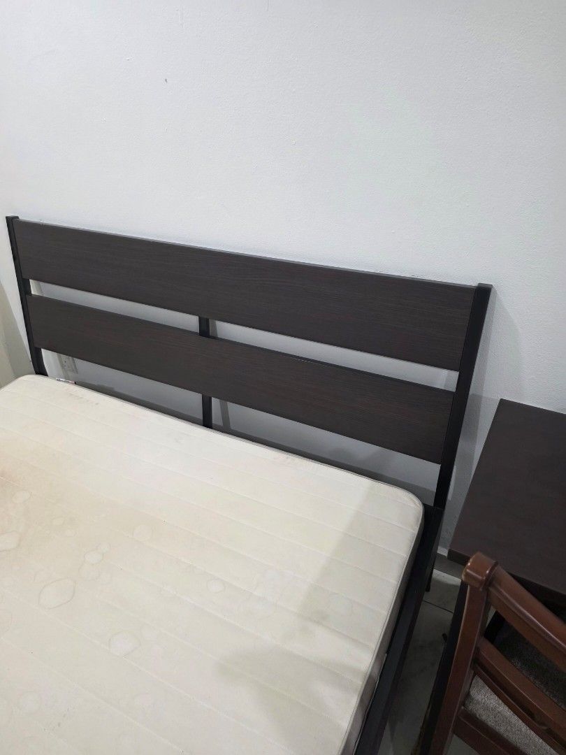 Bedframe (Category: Bed Frames & Mattresses) located in Kuala Lumpur. Submitted by nereshpal (Listing ID 1393202768, Image 3). Description: rarely used bed in guest room. letting go along with study table with it. if you wish for the mattress too. can be discussed..