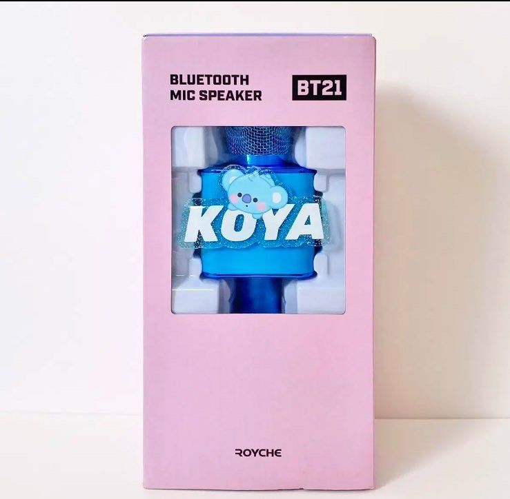 BT21 Koya Bluetooth Mic Speaker (Category: Soundbars, Speakers & Amplifiers) located in Taguig. Submitted by albumshop (Listing ID 1393149615, Image 1). Description: Interest Check~ wts lfb BT21 Koya Bluetooth Mic Speaker 2,200 DOP: Payo ETA: September- October mine or dm 🫰🏻.