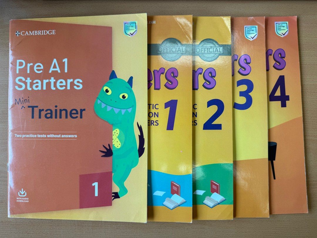 Cambridge Pre A1 Starters Mini Trainer, 興趣及遊戲, 書本& 文具