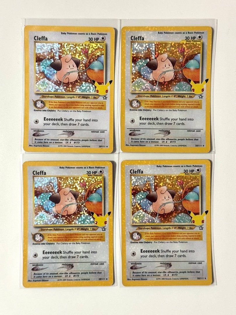 CELEBRATIONS] Cleffa Pokemon Card, Hobbies & Toys, Toys & Games on Carousell