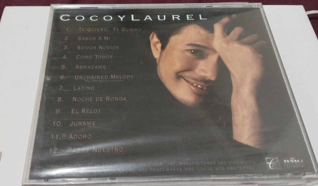 Cocoy Laurel - Te Quiero sealed CD (Category: CDs & DVDs) located in Roxas City. Submitted by jarofjoyForACause (Listing ID 1393227930, Image 2). Description: brand new and sealed cd of Cocoy Laurel.