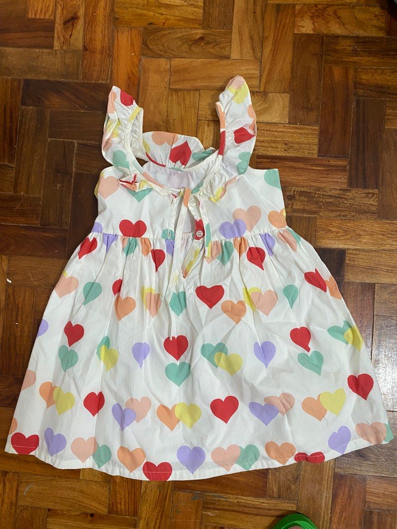 Cute heart dress 4T (Category: Babies & Kids Fashion) located in Manila. Submitted by makeupduty (Listing ID 1393069422, Image 3). Description: LIKE NEW; NO FLAWS SIZE 4T Gcash or BDO payment ONLY Lalamove/Grab/J&T pick up (BOOKED BY THE BUYER).