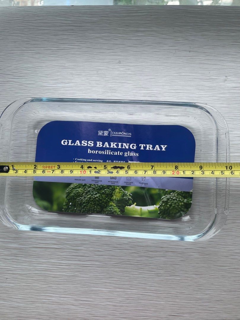 Diamonds 1 Liter Rectangular Borosilicate Glass Baking Dish (Category: Food Organization & Storage) located in Quezon City. Submitted by shopgood_mnl (Listing ID 1393100957, Image 3). Description: Diamonds 1 Liter Rectangular Borosilicate Glass Baking Dish freezer safe, dishwasher safe, microwave safe, and oven safe perfect for gifting 6pcs available.