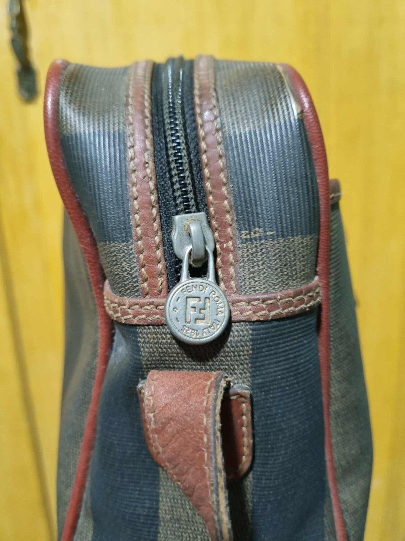 FENDI VINTAGE CROSSBODY (Category: Luxury Bags & Wallets) located in Caloocan City. Submitted by thon0806 (Listing ID 1393184055, Image 3). Description: authentic sign of used sa body maganda pa condition.
