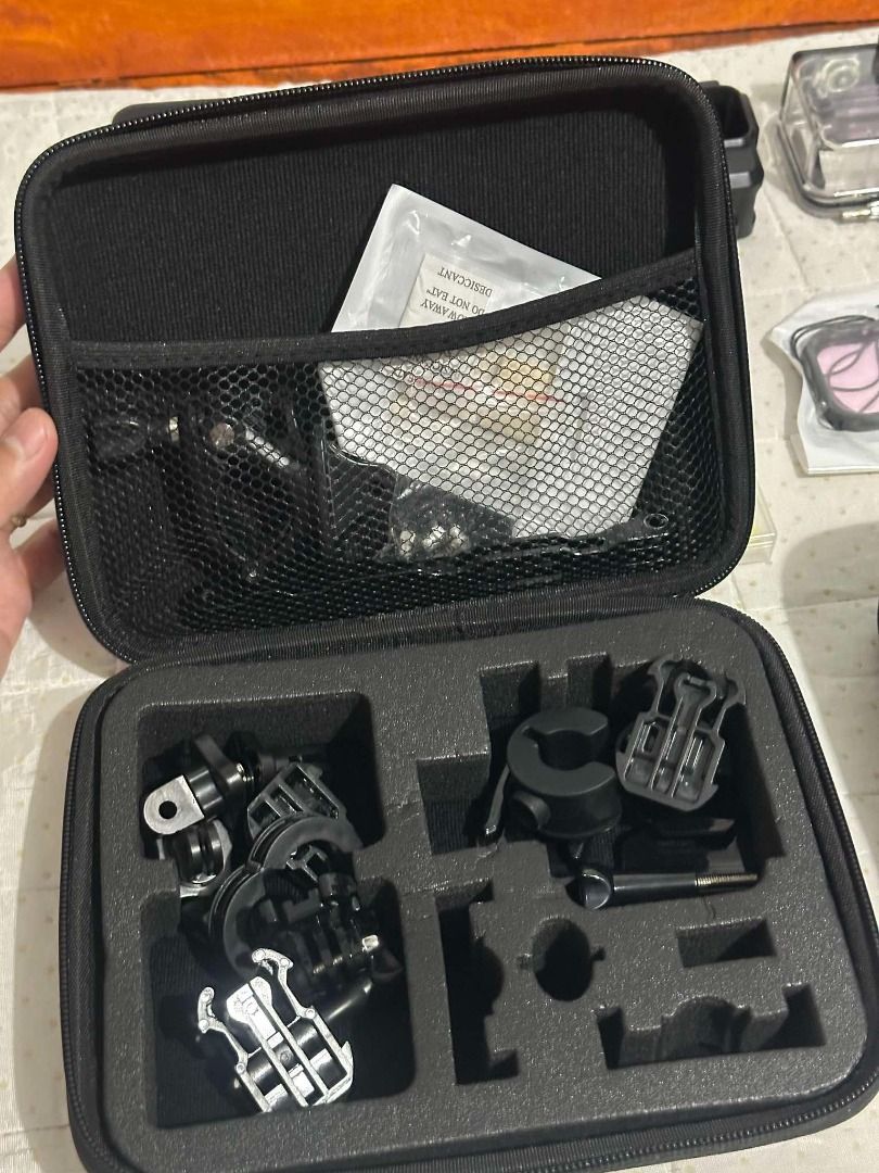 Go Pro Hero 10 Black (Category: Cameras) located in Angeles City. Submitted by migszi16 (Listing ID 1393184589, Image 2). Description: **READ FIRST** **SET SALE ONLY** For Sale Go Pro Hero 10 Black For only 16K Will not entertain SWAP or low ballers NO ISSUES WYSIWYG, wag na po maghanap ng wala sa pics. Included accessories: Go Pro Hero 10 Black Action Camera Go Pro Carrying Case Go Pro Mic Adapter 2pcs Wasabi Enduro Batteries Telesin Battery Cha