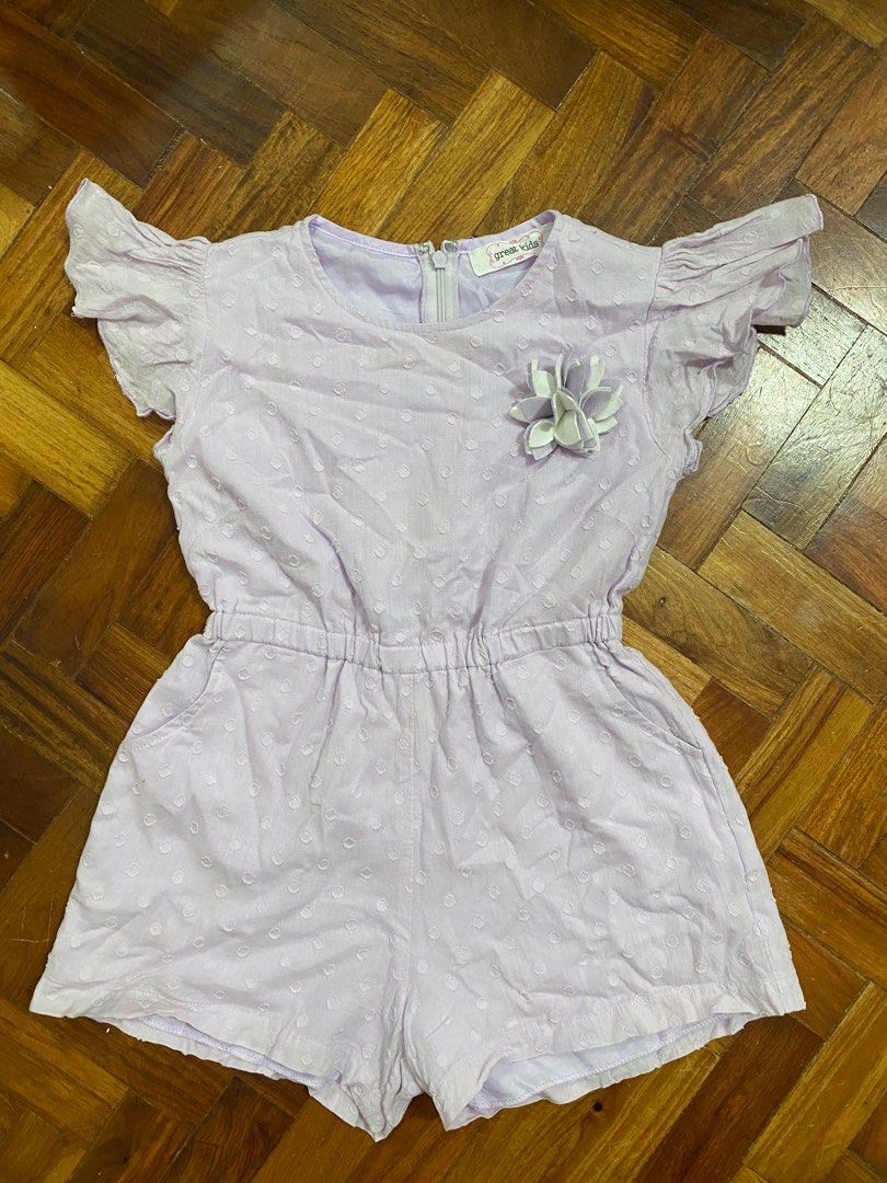 Great Kids Purple Romper size 4 (Category: Babies & Kids Fashion) located in Manila. Submitted by makeupduty (Listing ID 1393070312, Image 1). Description: NO FLAWS FITS 3-4 years old Gcash or BDO payment ONLY Lalamove/Grab/J&T pick up (BOOKED BY THE BUYER).