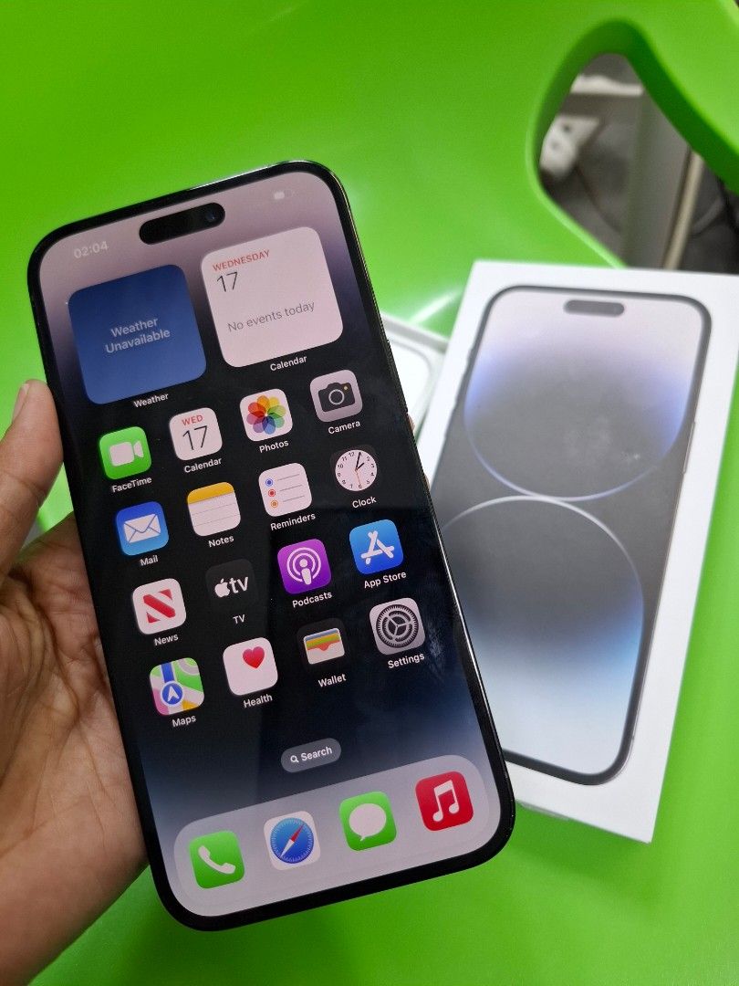 Iphone 14 Pro Max 128gb SpaceBlack (Category: iPhone 14 Series) located in San Juan City. Submitted by tanexsulla42 (Listing ID 1393166521, Image 2). Description: Buy And Sell Gadget We accept trade in Accept Instalmnent: 📍Credit Card 📍Ggives 📍Skyro 📍Home Credit (For Brandnew Only) We Do Meetups / Deliver Txt or Call 09959523680/09950171472 Facebook Page: 📍 Jenny Telecom You can visit our Physical store in 2ndfloor Cellphone Area Stall numbe
