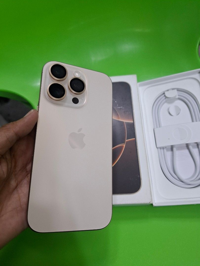 Iphone 16 Pro 128gb Dessert Titanium (Category: iPhone 16 Series) located in San Juan City. Submitted by tanexsulla42 (Listing ID 1393168409, Image 1). Description: Buy And Sell Gadget We accept trade in Accept Instalmnent: 📍Credit Card 📍Ggives 📍Skyro 📍Home Credit (For Brandnew Only) We Do Meetups / Deliver Txt or Call 09959523680/09950171472 Facebook Page: 📍 Jenny Telecom You can visit our Physical store in 2ndfloor Cellphone Area Stall num