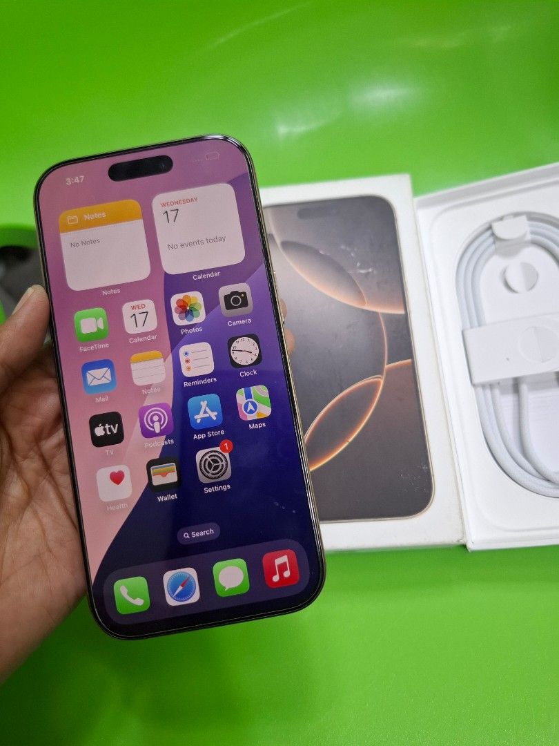 Iphone 16 Pro 128gb Dessert Titanium (Category: iPhone 16 Series) located in San Juan City. Submitted by tanexsulla42 (Listing ID 1393168409, Image 2). Description: Buy And Sell Gadget We accept trade in Accept Instalmnent: 📍Credit Card 📍Ggives 📍Skyro 📍Home Credit (For Brandnew Only) We Do Meetups / Deliver Txt or Call 09959523680/09950171472 Facebook Page: 📍 Jenny Telecom You can visit our Physical store in 2ndfloor Cellphone Area Stall num