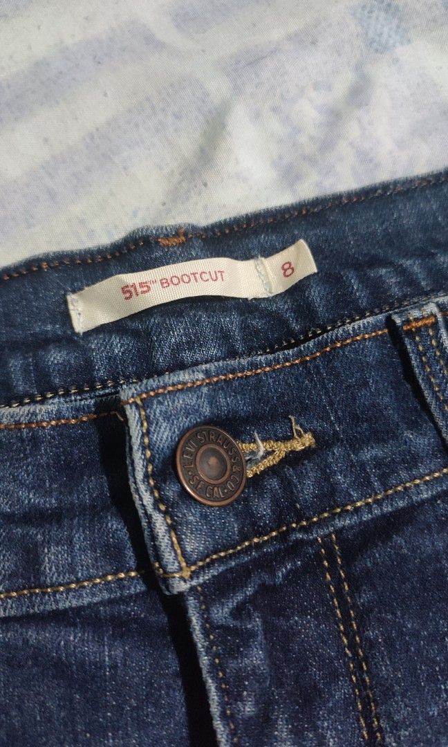 Levis 515 Womens (Category: Jeans) located in Cabuyao City. Submitted by ruster07 (Listing ID 1393099709, Image 3). Description: Levis 515 Womens Kindly view pics for details. Dimes: 30 waistline 37 length 7 1/4 hem Very good condition. 750 + sf J&T courier. Location: Butong, Cabuyao City, Laguna.