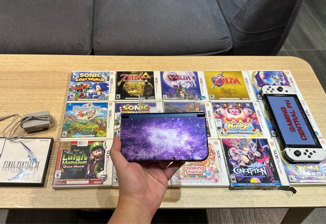 New Nintendo 3DS XL Bundle for SALE (Category: Nintendo) located in Bulacan. Submitted by gamingcentralph (Listing ID 1393155535, Image 2). Description: Hey, guys! I have some Nintendo 3DS games available. You can get them per piece or take them all for bigger discounts. We can also bundle it to my Galaxy Edition New Nintendo 3DS XL. NINTENDO 2DS/3DS ( ALL WITH INSERTS) -Conception 2 Child of the Seven Stars with OST 1500 -Cooking Mama The Sweet 