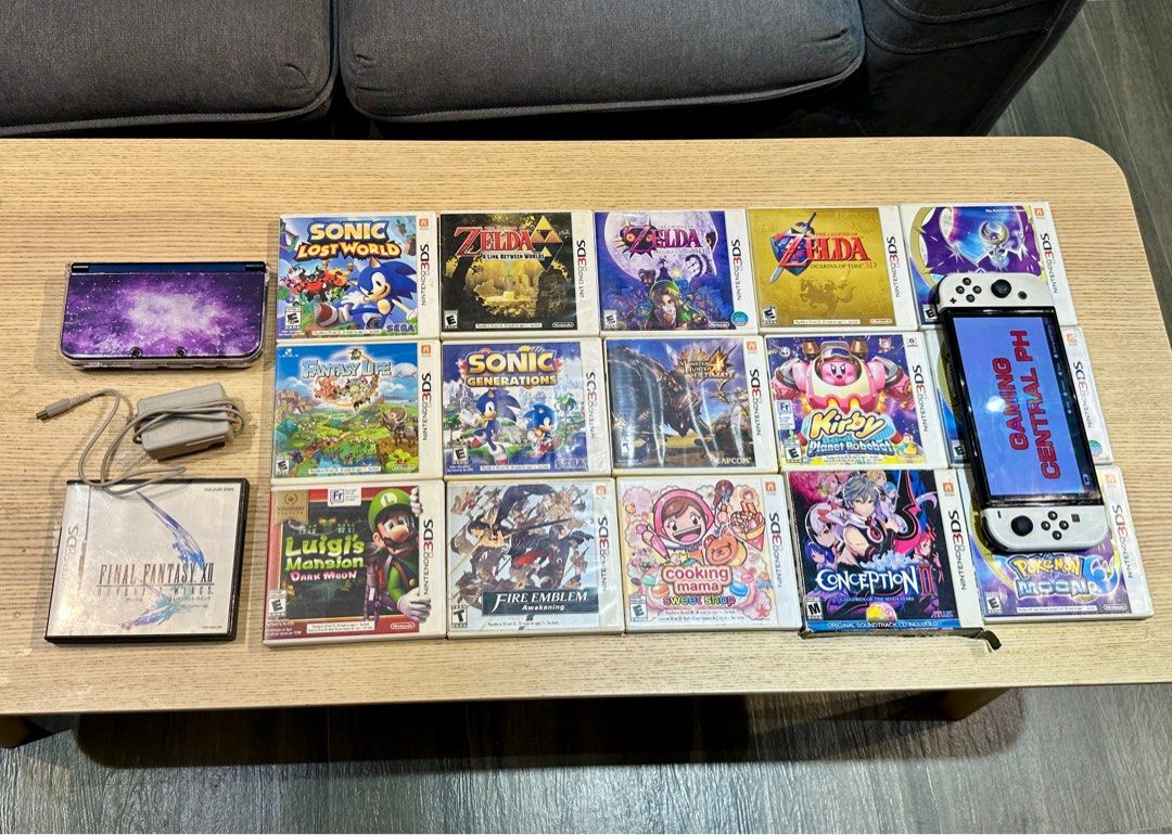 New Nintendo 3DS XL Bundle for SALE (Category: Nintendo) located in Bulacan. Submitted by gamingcentralph (Listing ID 1393155535, Image 1). Description: Hey, guys! I have some Nintendo 3DS games available. You can get them per piece or take them all for bigger discounts. We can also bundle it to my Galaxy Edition New Nintendo 3DS XL. NINTENDO 2DS/3DS ( ALL WITH INSERTS) -Conception 2 Child of the Seven Stars with OST 1500 -Cooking Mama The Sweet 