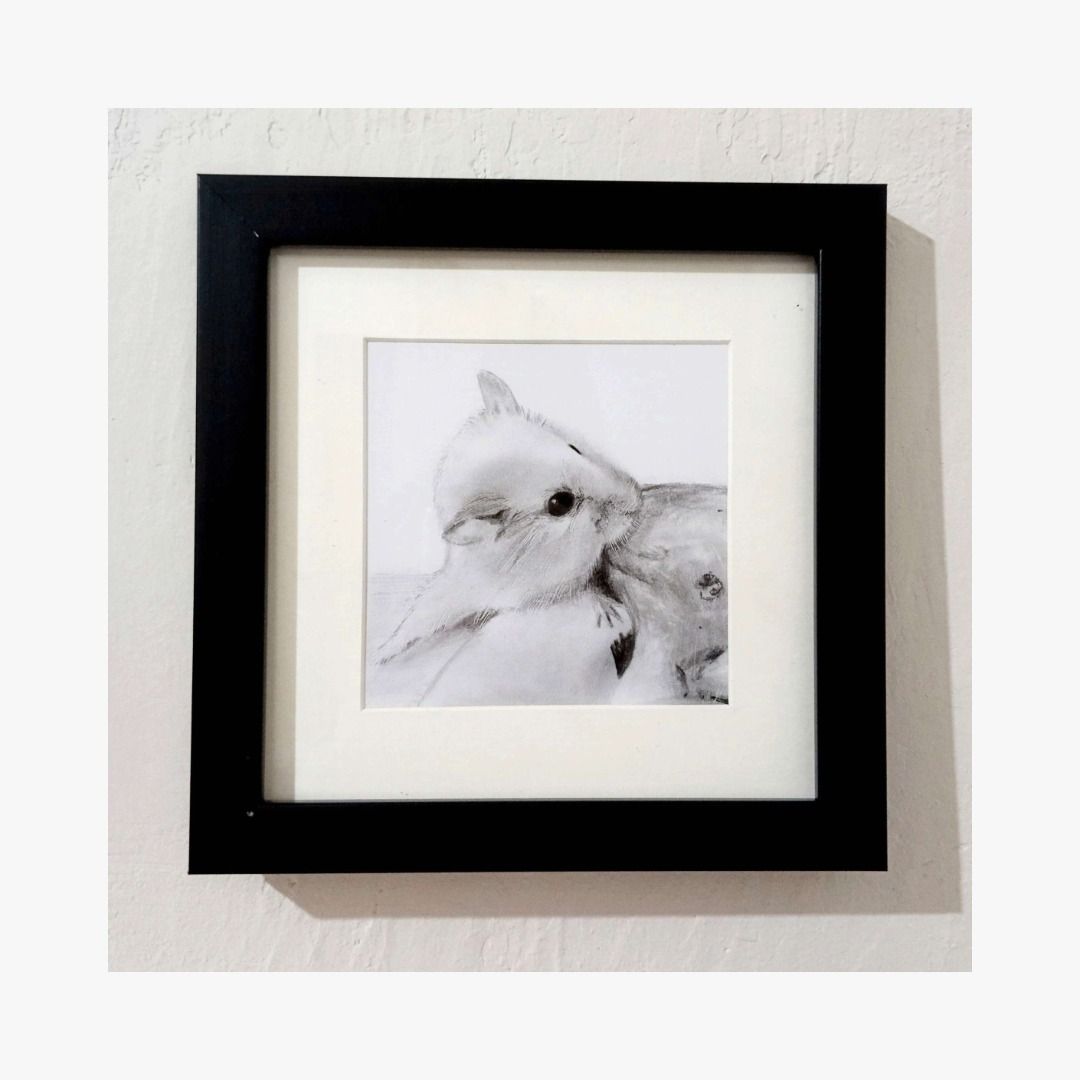 [OPEN COMMISSION] Framed Charcoal Pet Portrait (Category: Frames & Pictures) located in Lapu Lapu. Submitted by yooyoo.art (Listing ID 1393154300, Image 2). Description: [OPEN COMMISSION] Framed Charcoal Pet Portrait 🌸 PHP 600 each || PHP 500 each if you commission for 2 or more pet portraits 🌸 Medium - Charcoal 🌸 Frame Size - 7" x 7" 🌸 Matting Size - approx. 1" 🌸 Frame Colors: Black or White 🌸 Glass Frame (wall hang) 🌸 Placed in an 8" x 8